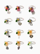 Кольцо «Выбражулька. Цветок», с подвеской, МИКС, безразмерное (комплект 36 шт) - фото 63635680