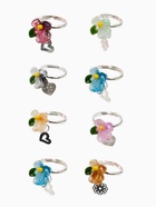 Кольцо «Выбражулька. Цветок», с подвеской, МИКС, безразмерное (комплект 36 шт) - фото 63635682