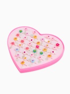 Кольцо «Выбражулька. Цветок смайлик», с подвеской, МИКС, безразмерное (комплект 36 шт) - фото 63635698