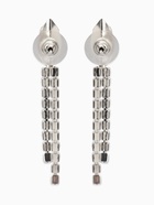 Набор 2 предмета: серьги, колье «Вечерний шик. Лепестки», белый, синий в серебре 10937457