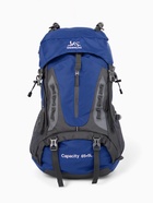 Рюкзак туристический, 65+5 литров, отдел на шнурке, 5 наружных карманов, 2 внутренних кармана, синий - Фото 5