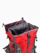 Рюкзак туристический, 65+5 литров, отдел на шнурке, 5 наружных карманов, 2 внутренних кармана, красный - Фото 16