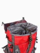 Рюкзак туристический, 65+5 литров, отдел на шнурке, 5 наружных карманов, 2 внутренних кармана, красный - Фото 17