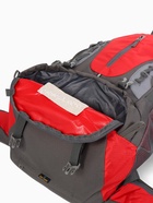 Рюкзак туристический, 65+5 литров, отдел на шнурке, 5 наружных карманов, 2 внутренних кармана, красный - Фото 18