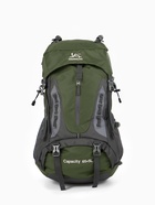 Рюкзак тур 65+5л, 30*20*53, отдел на шнурке, 5нар+2вн кармана, цвет хаки - фото 23860380