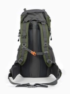 Рюкзак туристический, 65+5 литров, отдел на шнурке, 5 наружных карманов, 2 внутренних кармана, зелёный - Фото 9