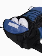 Рюкзак туристический, 90 литров, 6 наружных карманов, шнуровка, синий 10941191