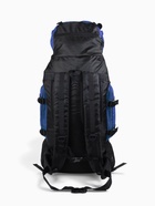 Рюкзак туристический, 90 литров, 6 наружных карманов, шнуровка, синий 10941191