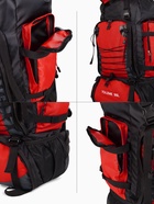 Рюкзак туристический, 90 литров, 6 наружных карманов, шнуровка, красный 10941192