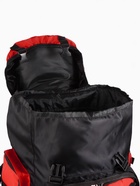 Рюкзак туристический, 90 литров, 6 наружных карманов, шнуровка, красный - Фото 11