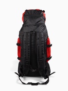 Рюкзак туристический, 90 литров, 6 наружных карманов, шнуровка, красный - Фото 8