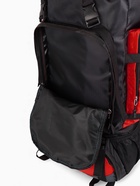 Рюкзак туристический, 90 литров, 6 наружных карманов, шнуровка, красный - Фото 10