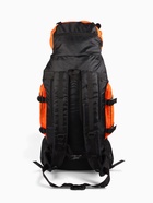 Рюкзак туристический, 90 литров, 6 наружных карманов, шнуровка, оранжевый - Фото 8