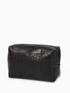 Косметичка ONE COLOR, на молнии, искусственная кожа, чёрная - Фото 7