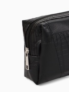 Косметичка ONE COLOR, на молнии, искусственная кожа, чёрная - Фото 6