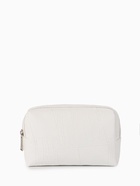 Косметичка ONE COLOR, на молнии, искусственная кожа, белая - Фото 1