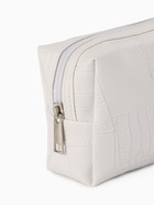 Косметичка ONE COLOR, на молнии, искусственная кожа, белая - Фото 5