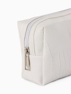 Косметичка ONE COLOR, на молнии, искусственная кожа, белая - Фото 7