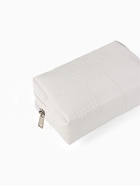 Косметичка ONE COLOR, на молнии, искусственная кожа, белая - Фото 7