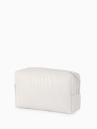 Косметичка ONE COLOR, на молнии, искусственная кожа, белая - Фото 9