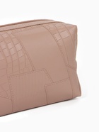 Косметичка ONE COLOR, на молнии, искусственная кожа, бежевая - Фото 5