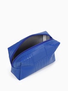Косметичка ONE COLOR, на молнии, искусственная кожа, синяя - Фото 3