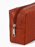 Косметичка универсальная, искусственная кожа, на молнии, коричневая - Фото 5