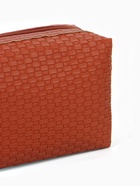 Косметичка универсальная, искусственная кожа, на молнии, коричневая - Фото 6