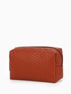 Косметичка дор Плетенка, 16*5*10, отдел на молнии, коричневый - фото 23860452