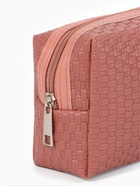 Косметичка универсальная, искусственная кожа, на молнии, тёмно-розовая - Фото 5