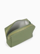 Косметичка универсальная, искусственная кожа, на молнии, зелёная - Фото 4