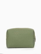 Косметичка универсальная, искусственная кожа, на молнии, зелёная - Фото 8