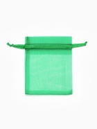 Мешочки подарочные, набор 100 шт. 7×9 см, тёмно-зелёный - фото 63635745