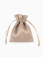 Мешочки подарочные атласные, набор 50 шт. 7×9 см, серо-коричневый - фото 809382165