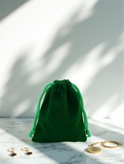 Набор мешочков подарочных, бархатные, 50 шт. 7×9 см (±1 см), зелёный - Фото 2