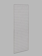 Сетка торговая 56×150, окантовка 6 мм, пруток - 4 мм, цвет хром - фото 23599484