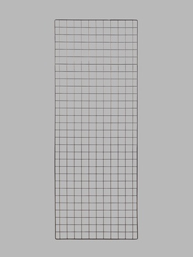 Сетка торговая 56×150, окантовка 6 мм, пруток - 4 мм, цвет хром