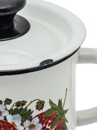 УЦЕНКА Кружка эмалированная,1 л, с носиком, белая - Фото 5