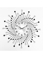 УЦЕНКА Часы настенные интерьерные «Оттерберг», серия: Ажур, бесшумные, плавный ход, d=59 см, циферблат d=22 см, от батарейки 1×АА - Фото 3