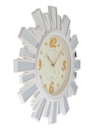 УЦЕНКА Часы настенные интерьерные «Лучики Солнца», бесшумные, плавный ход, с зеркалом, d=53 см, белые, от батарейки 1×АА - Фото 3