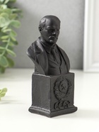 Бюст «Ленин В.И», фигурка гипс, 12×6×4.5 см, графит - фото 23599488