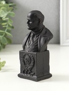 Бюст «Ленин В.И», фигурка гипс, 12×6×4.5 см, графит - фото 23599490