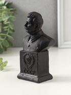 Бюст «Сталина И. В», фигурка гипс, 12×6.5×4.5 см, графит - фото 23599494