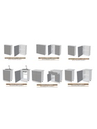 УЦЕНКА Кухонный гарнитур Престиж 2000, Белый глянец/Графит софт, МДФ - Фото 2