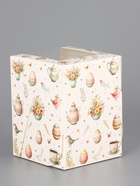 Коробка подарочная пасхальная с окном «Пасхальное чаепитие» 9.5×9.5×12.5 см 10967579