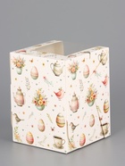 Коробка подарочная пасхальная с окном «Пасхальное чаепитие» 9.5×9.5×12.5 см 10967579