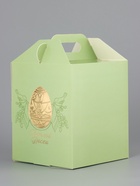 Коробка подарочная пасхальная, тиснение золотой фольгой «Золотая Пасха» 15×15×18 см 10967595