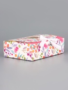 Подарочная коробка сборная с окном «Розовые цветы», 16.5?11, 5?5 см (комплект 5 шт) - фото 64218266