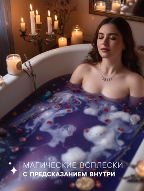 Бомбочка для ванн с шиммером ASTRO FORTUNE гранатовый сок, 120 г