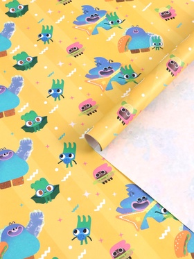 Бумага крафтовая «Ум и Хрум», 70 × 100 см 10941038